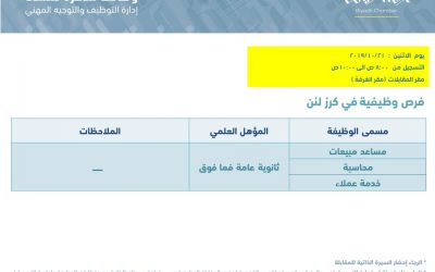 شركة كرز لنن وظائف نسائية في الرياض